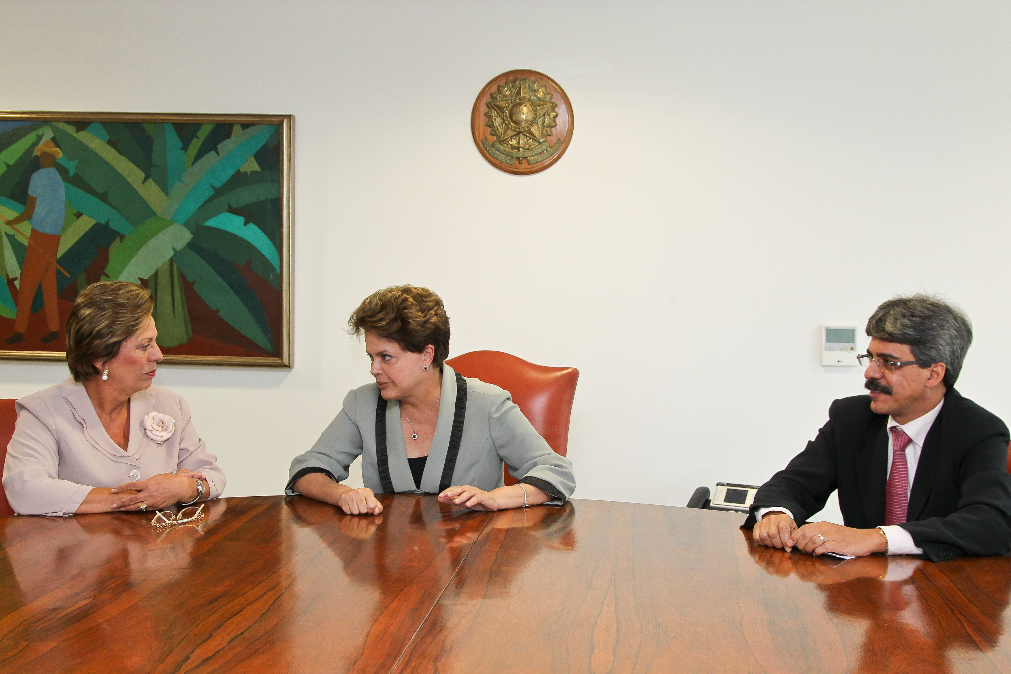 Dilma recebe a governadora Rosalba Ciarlini 