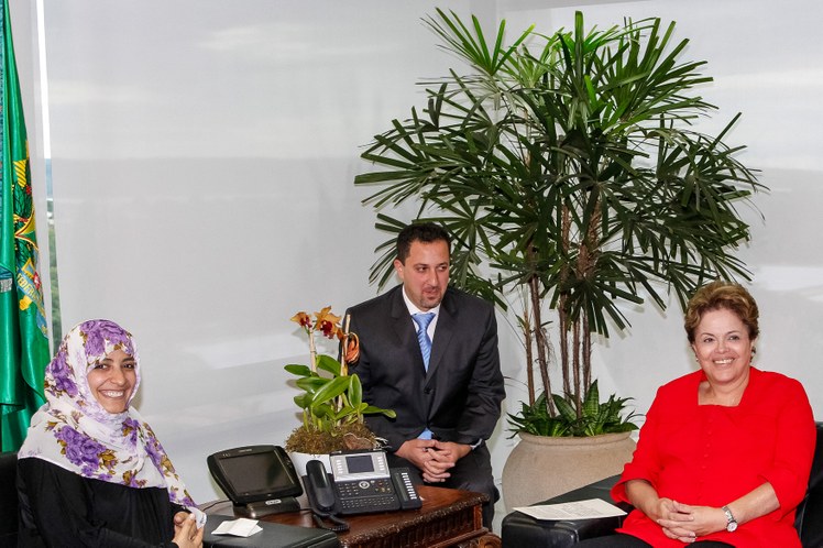 Encontro com a Srª Tawakkol Karman