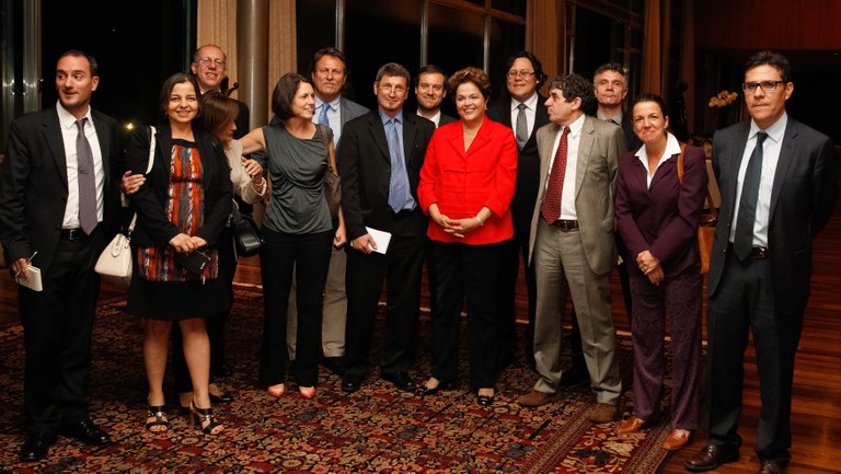 Encontro com correspondentes estrangeiros