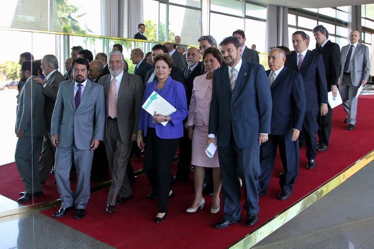 Dilma após café com governadores dos estados das regiões Norte e Nordeste 2