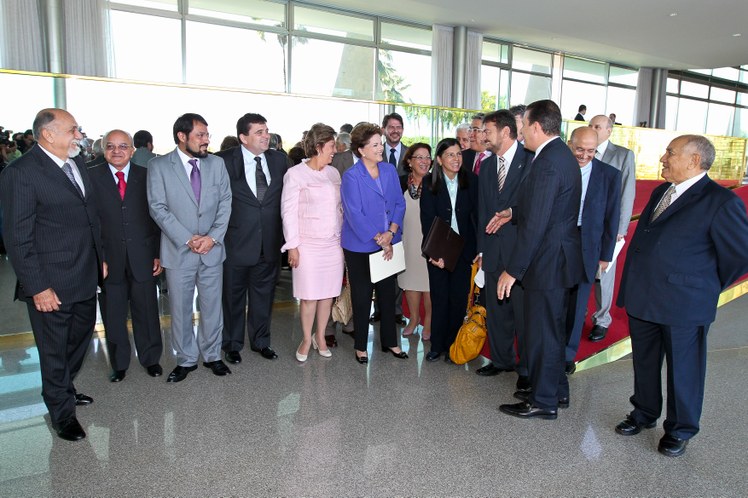 Dilma com governadores dos estados das regiões Norte e Nordeste