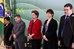 Dilma Rousseff e ministros fazem minuto de silêncio em homenagem às crianças vítimas do tiroteio em Realengo, durante encontro do MAB 1