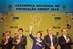 Dilma durante cerimônia nacional de premiação