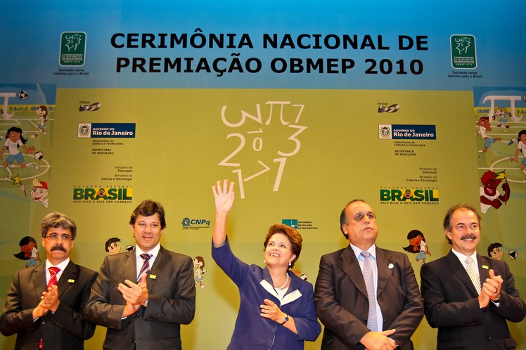 Dilma durante cerimônia nacional de premiação