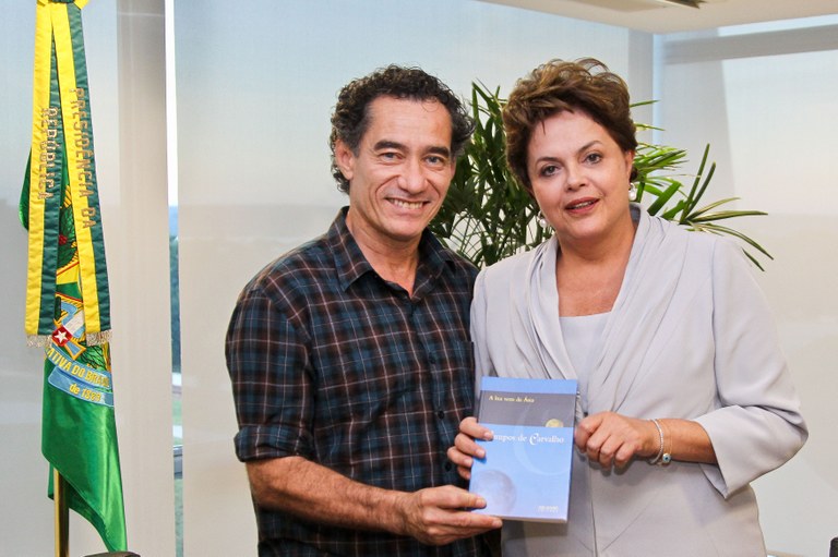 Dilma recebe ator Chico Diaz 2