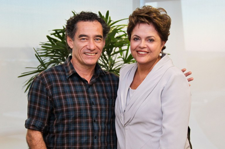 Dilma recebe ator Chico Diaz 1