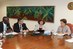 Dilma Rousseff e ministra Miriam Belchior com vice-presidente do Banco Mundial, Otaviano Canuto, e o diretor do Banco Mundial para o Brasil, Makhtar Diop 1