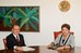 Dilma Rousseff conversa com o governador de São Paulo, Geraldo Alckmin, no Palácio do Planalto 3