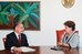 Dilma Rousseff conversa com o governador de São Paulo, Geraldo Alckmin, no Palácio do Planalto 1