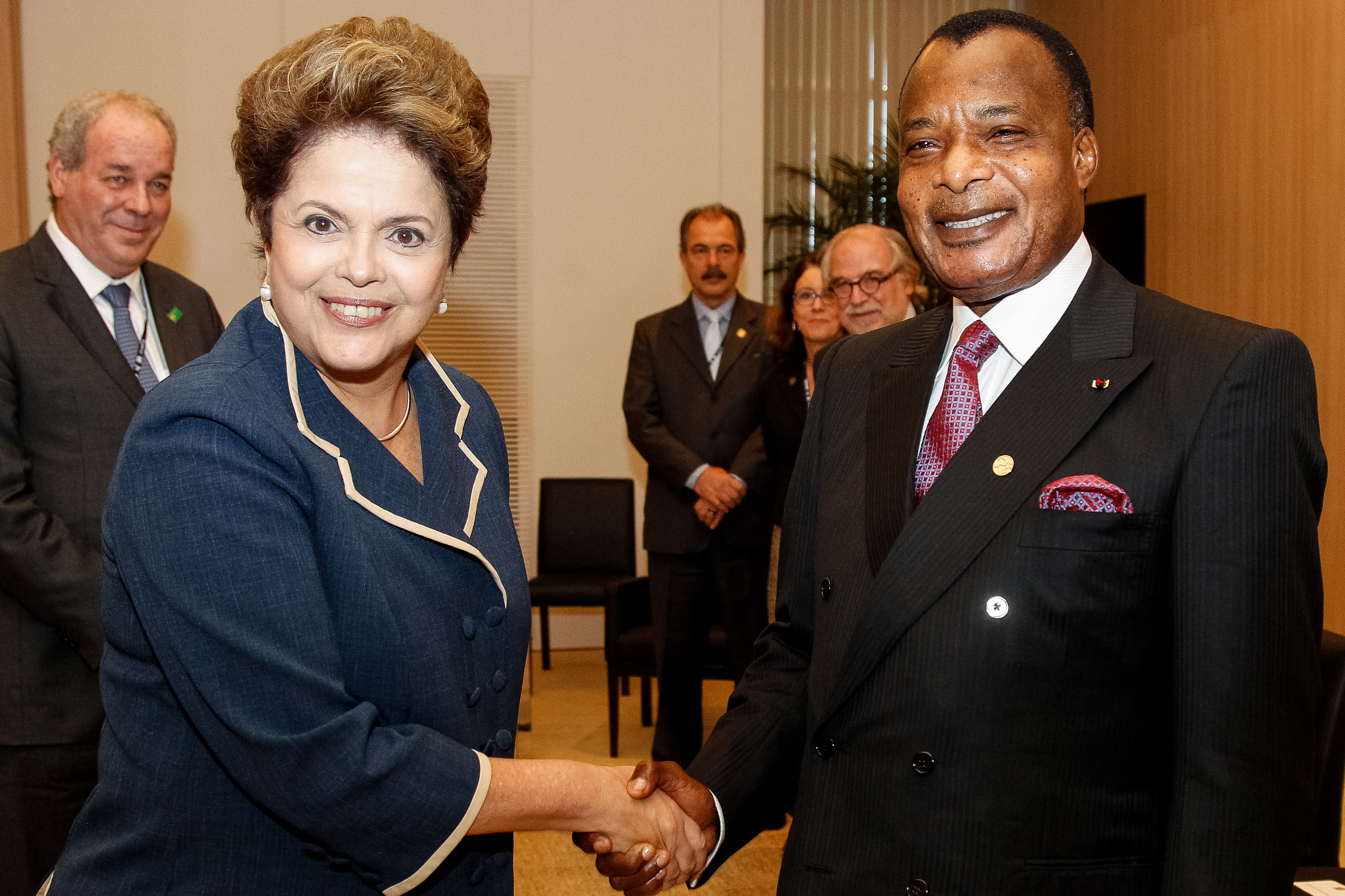 Encontro com o presidente do Congo, Denis Sassou-Nguesso - 02