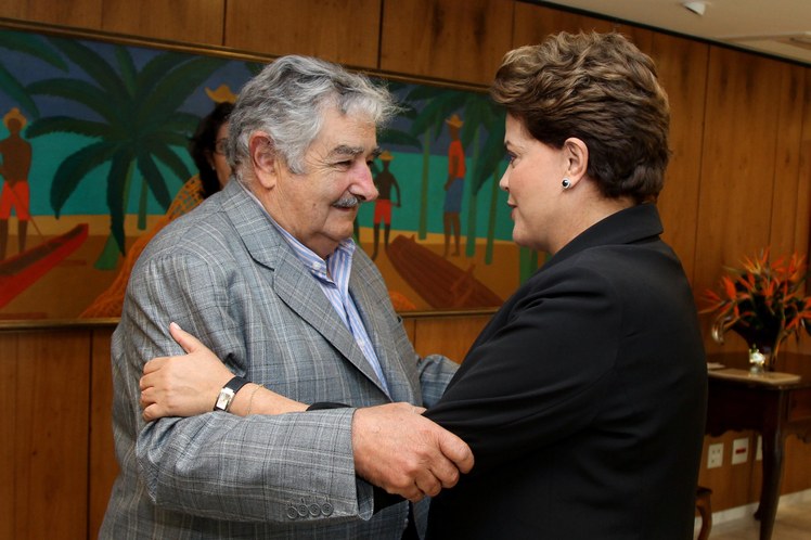 Presidenta Dilma Rousseff recebe presidente do Uruguai, José Mujica, no Palácio do Planalto 2