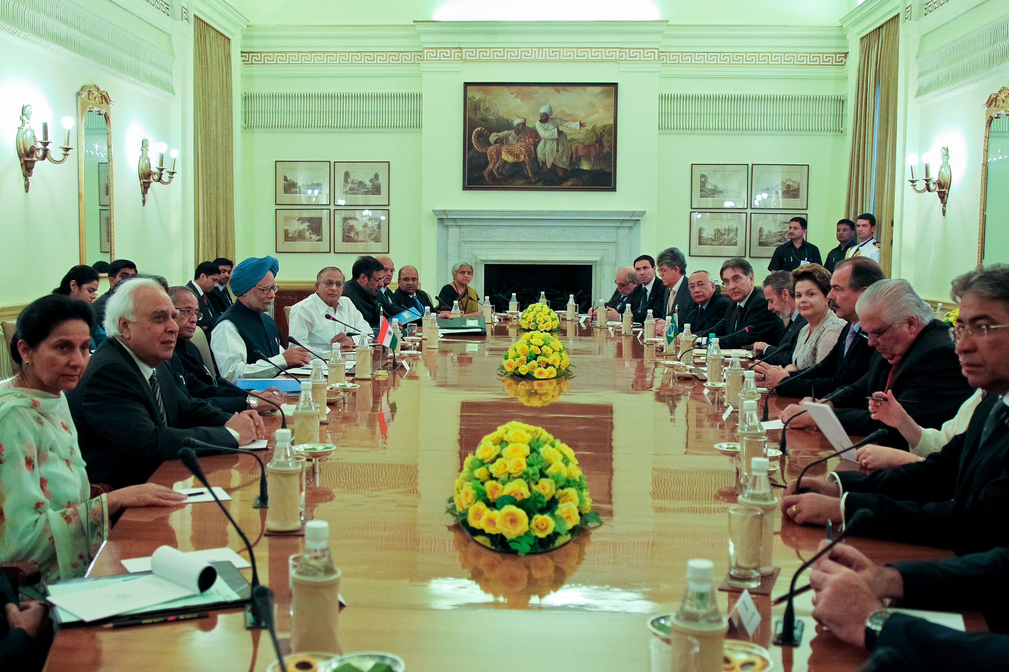 Encontro com o Primeiro-Ministro da Índia, Manmohan Singh - 3