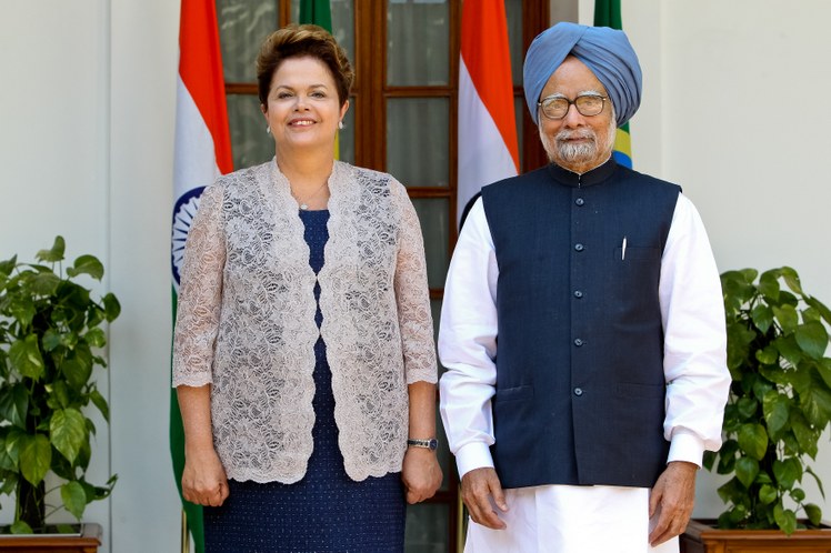 Encontro com o Primeiro-Ministro da Índia, Manmohan Singh - 1