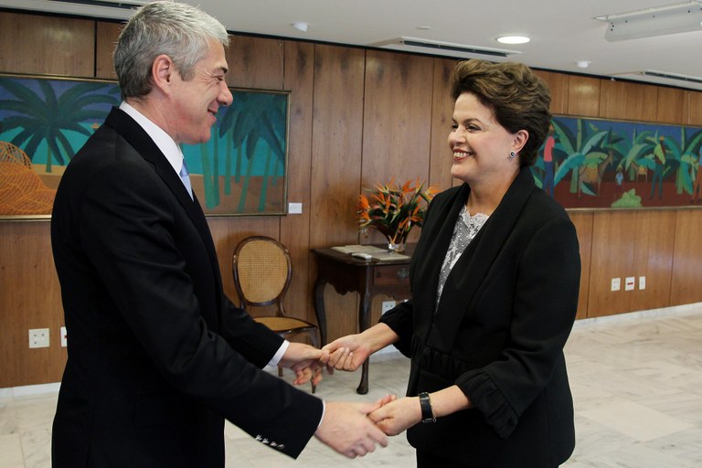 Dilma recebe José Sócrates 1