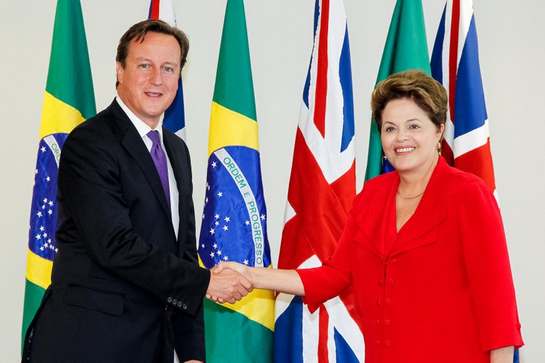 Encontro com o Primeiro-Ministro do Reino Unido,  David Cameron