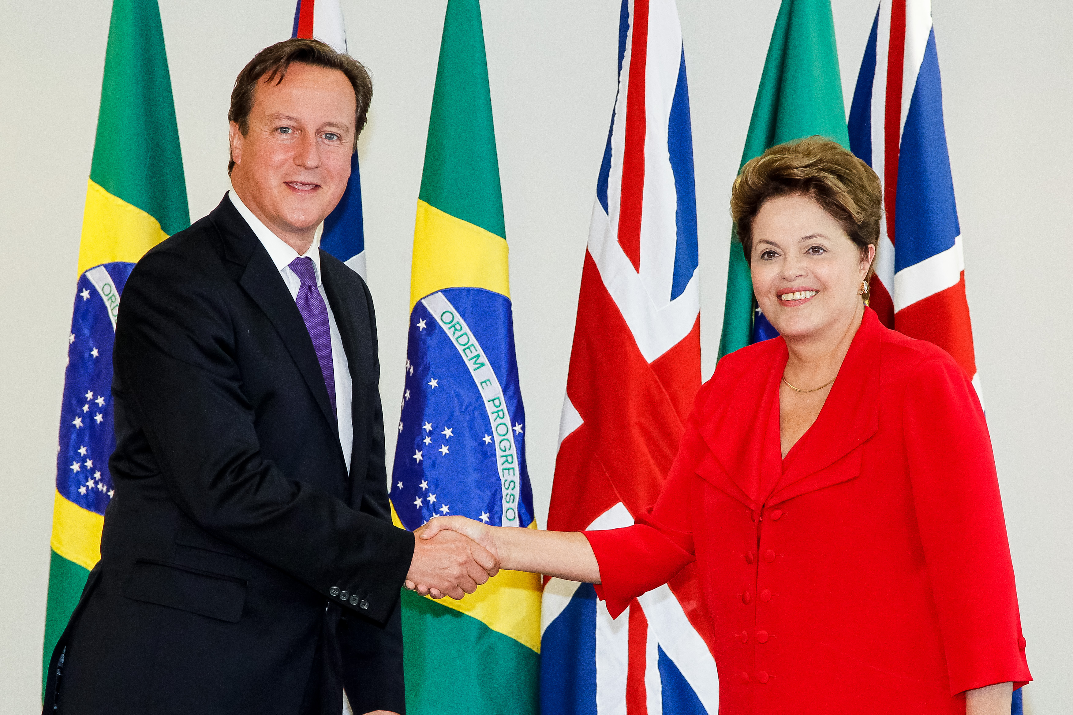Encontro com o Primeiro-Ministro do Reino Unido,  David Cameron