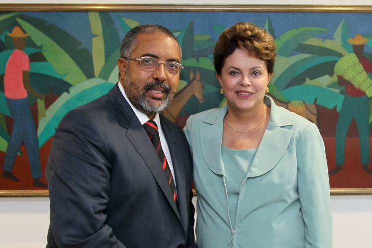 Dilma recebe Paulo Paim 1