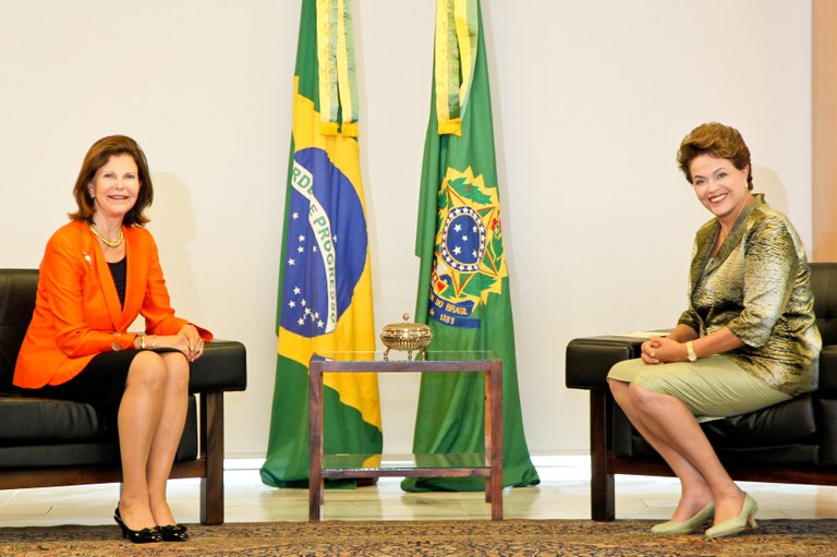 Dilma recebe Rainha Silvia, da Suécia 1