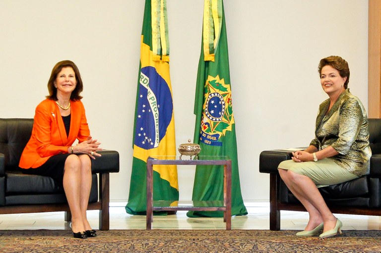 Dilma recebe Rainha Silvia, da Suécia 2