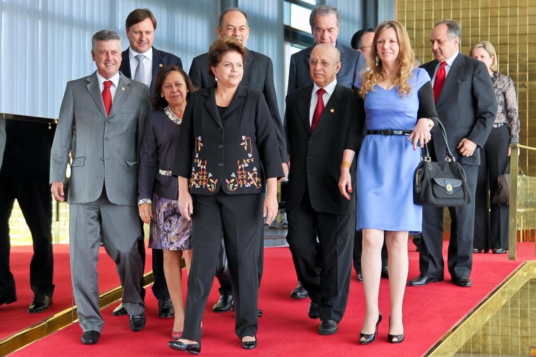 Dilma Rousseff durante encontro com senadores do PDT, PSB e PCdoB 1