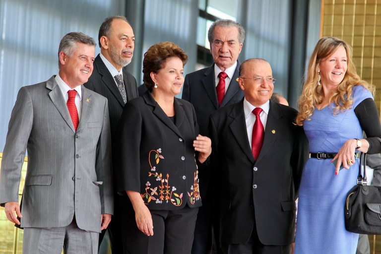 Dilma Rousseff durante encontro com senadores do PDT, PSB e PCdoB 2