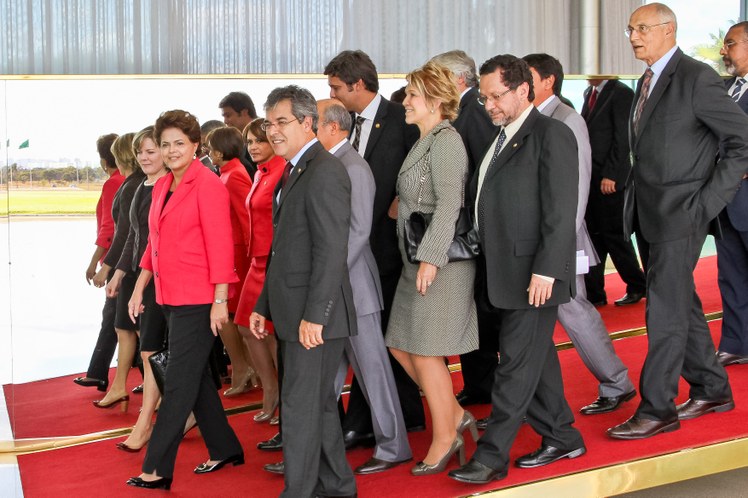 Dilma recebe senadores do PT 2