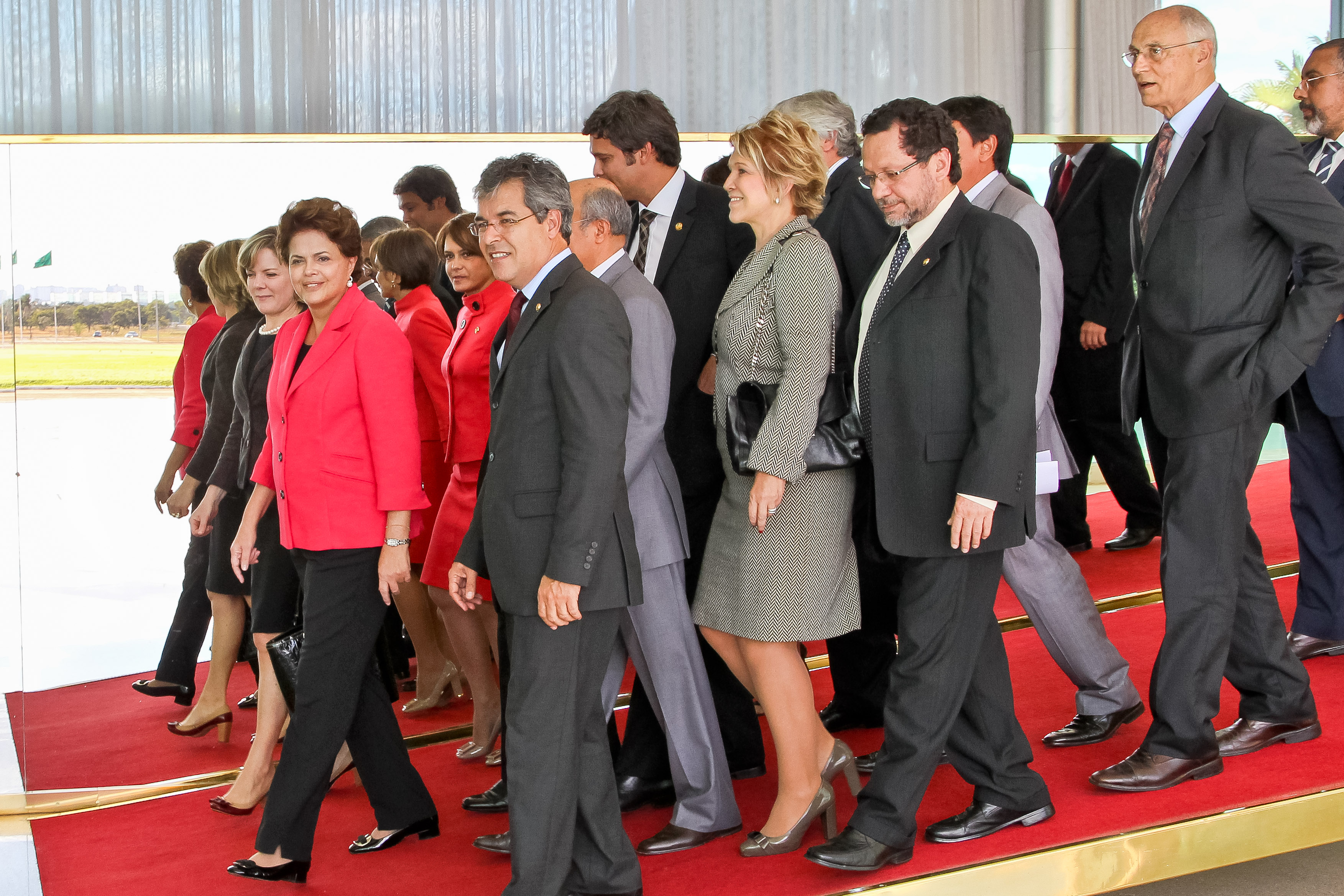 Dilma recebe senadores do PT 2