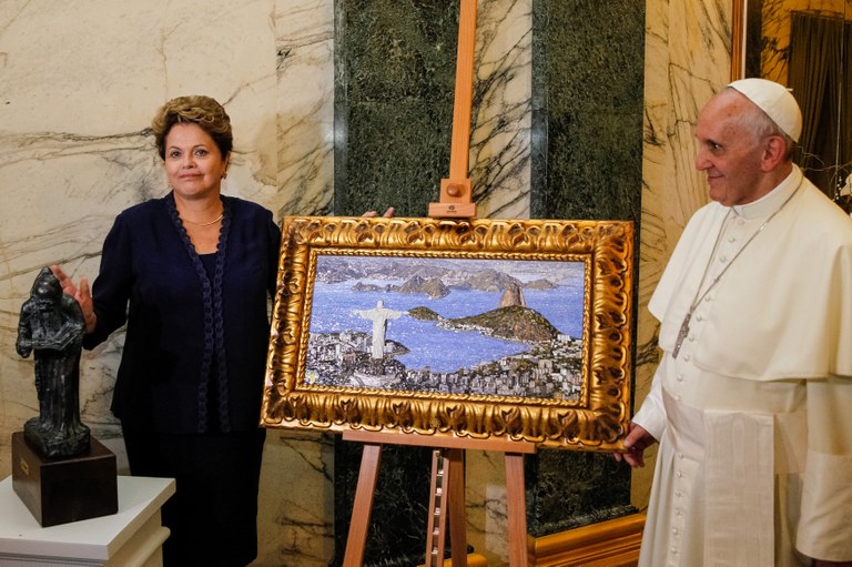 Encontro reservado com Sua Santidade o Papa Francisco no Palácio Guanabara - 01