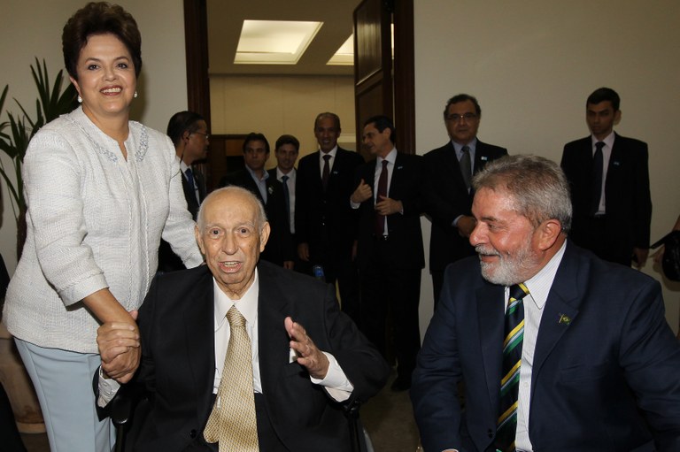 Dilma, Lula e Temer entregam Medalha 25 de Janeiro à José Alencar 8