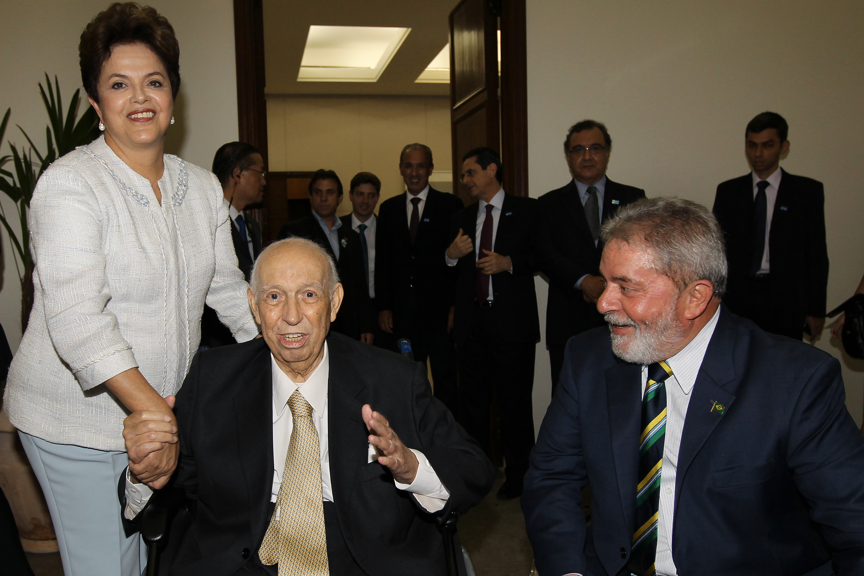 Dilma, Lula e Temer entregam Medalha 25 de Janeiro à José Alencar 8