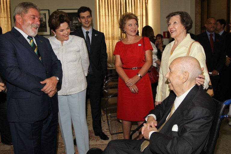Dilma, Lula e Temer entregam Medalha 25 de Janeiro à José Alencar 5