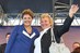 Dilma e senhora Eloir dos Santos de Liz após entrega de chave