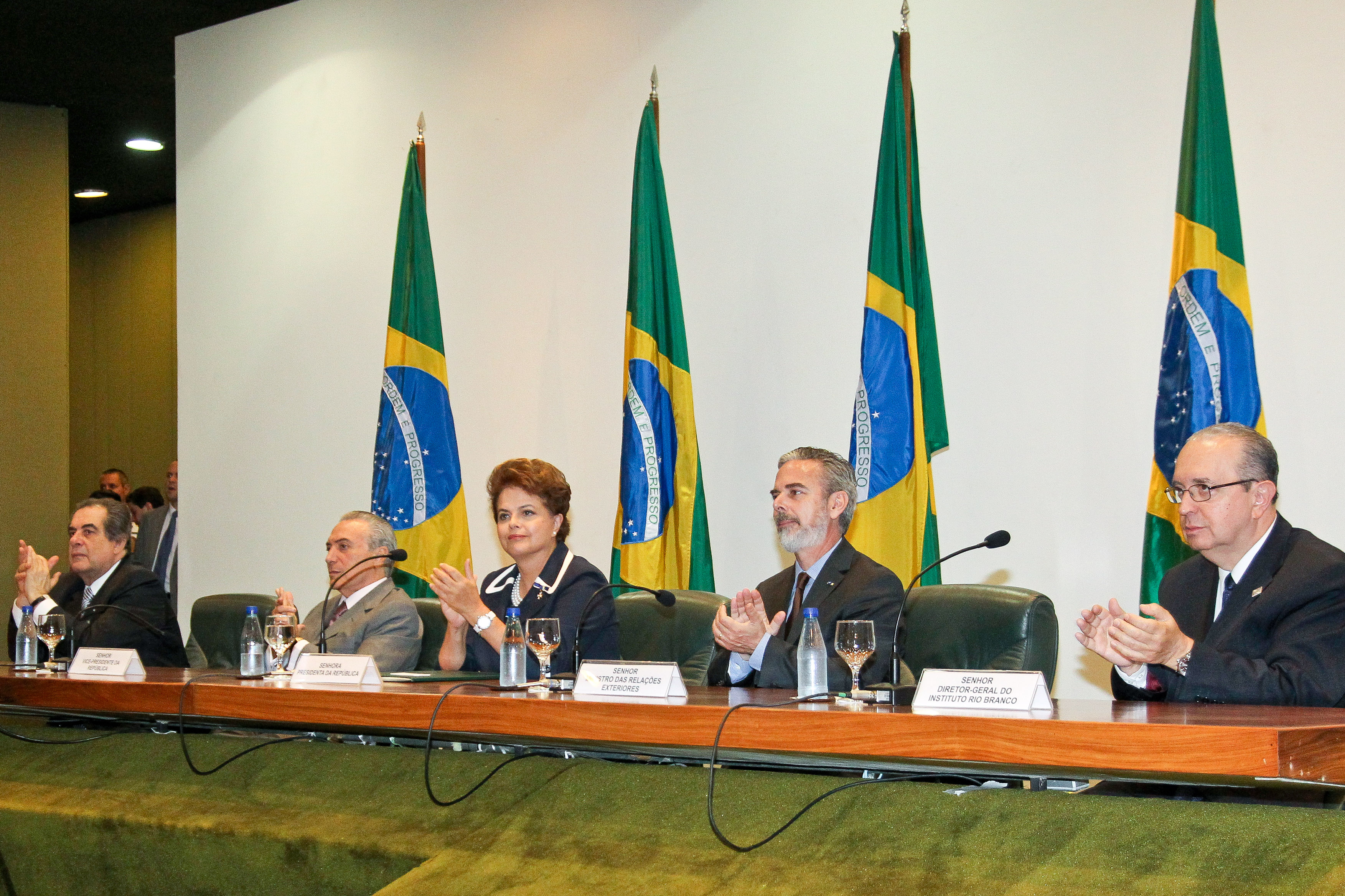 Dilma, Temer e Patriota no Instituto Rio Branco 4