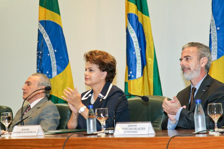 Dilma, Temer e Patriota no Instituto Rio Branco 3