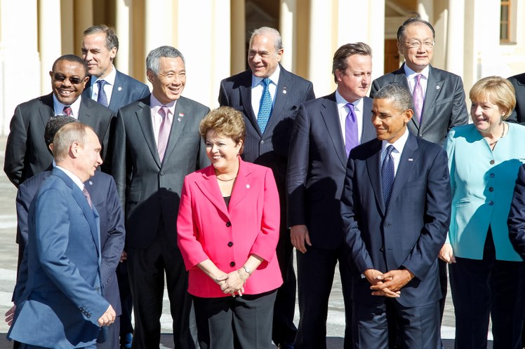 Fotografia oficial da cúpula do G20 - Rússia  02