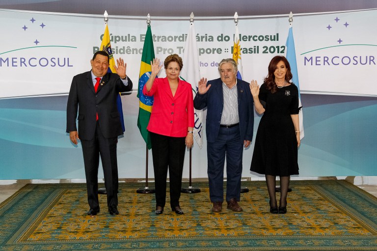 Fotografia oficial da Cúpula Extraordinária do Mercosul - 01