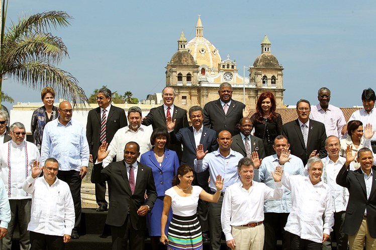 Fotografia oficial da VI Cúpula das Américas