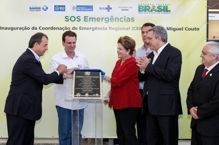 Inauguração da Coordenação de Emergência Regional Professor Nova Monteiro, CER Leblon, Hospital Miguel Couto, Programa SOS Emergência - 01