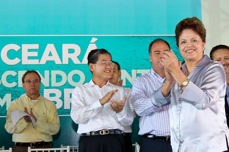Presidenta Dilma Rousseff durante cerimônia