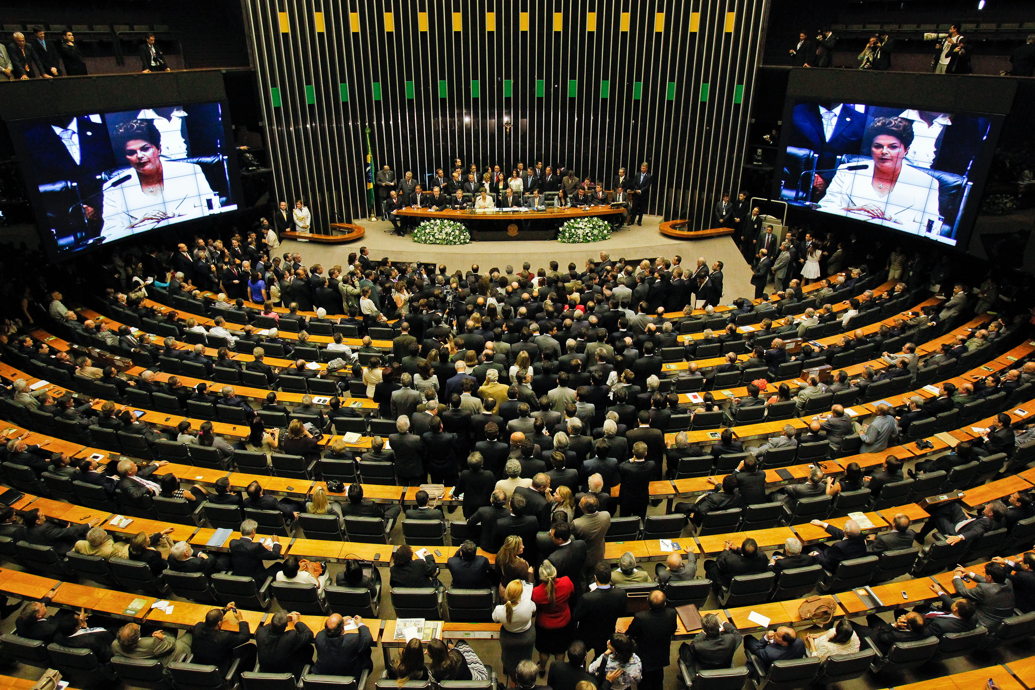Dilma discursa na  Sessão Legislativa 2