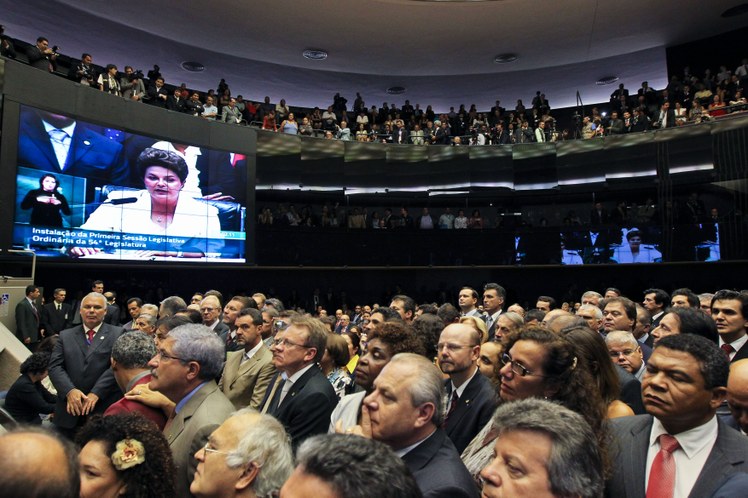 Dilma discursa na Sessão Legislativa 1