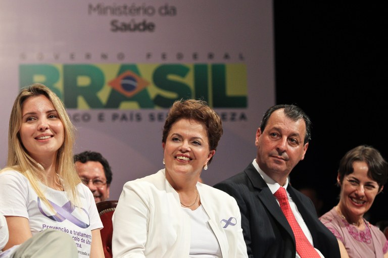 Presidenta Dilma, o governador Omar Aziz, a ministra Ana de Hollanda e Marcela Temer Presidenta Dilma, o governador Omar Aziz, a ministra Ana de Hollanda e Marcela Temer