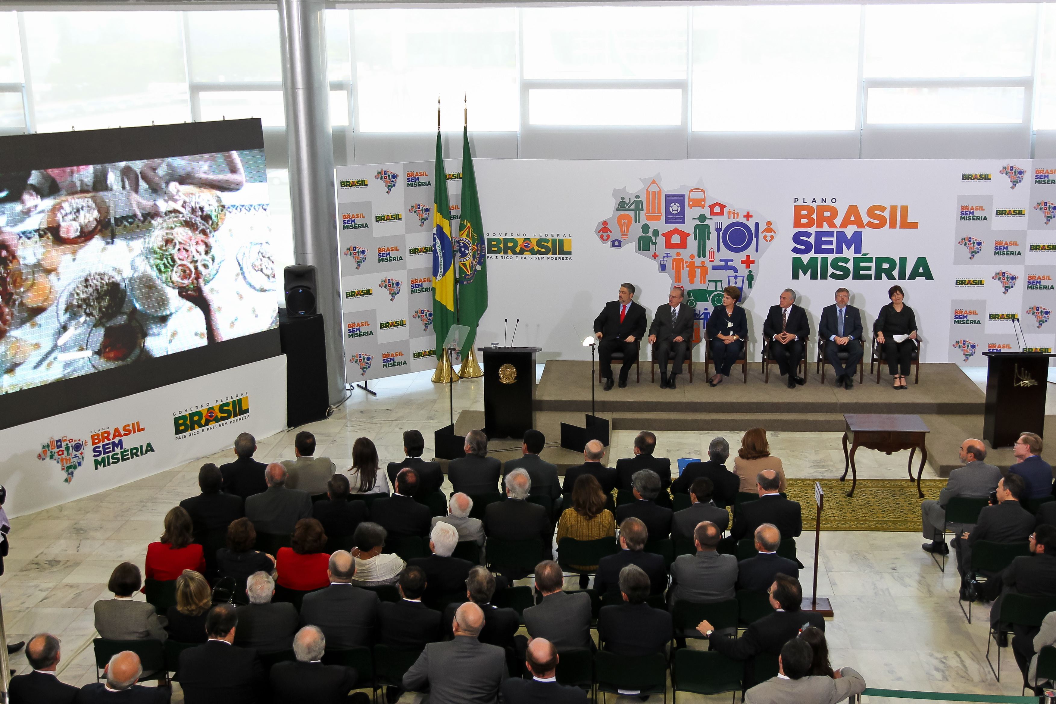 Dilma durante lançamento do Plano Brasil Sem Miséria 5