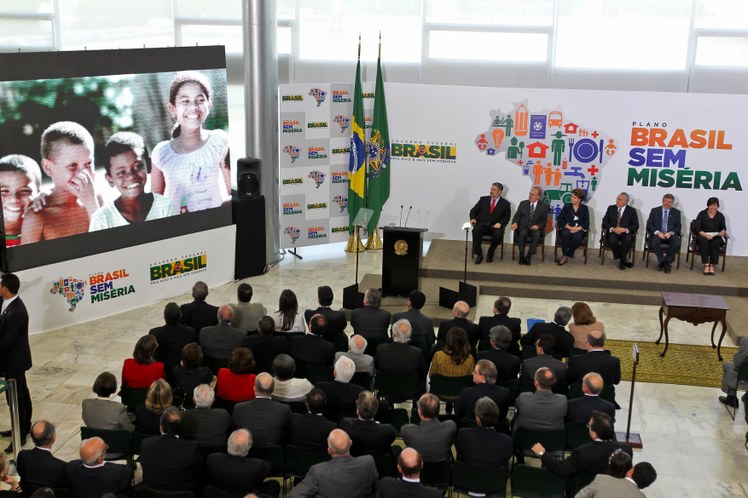 Dilma durante lançamento do Plano Brasil Sem Miséria 4