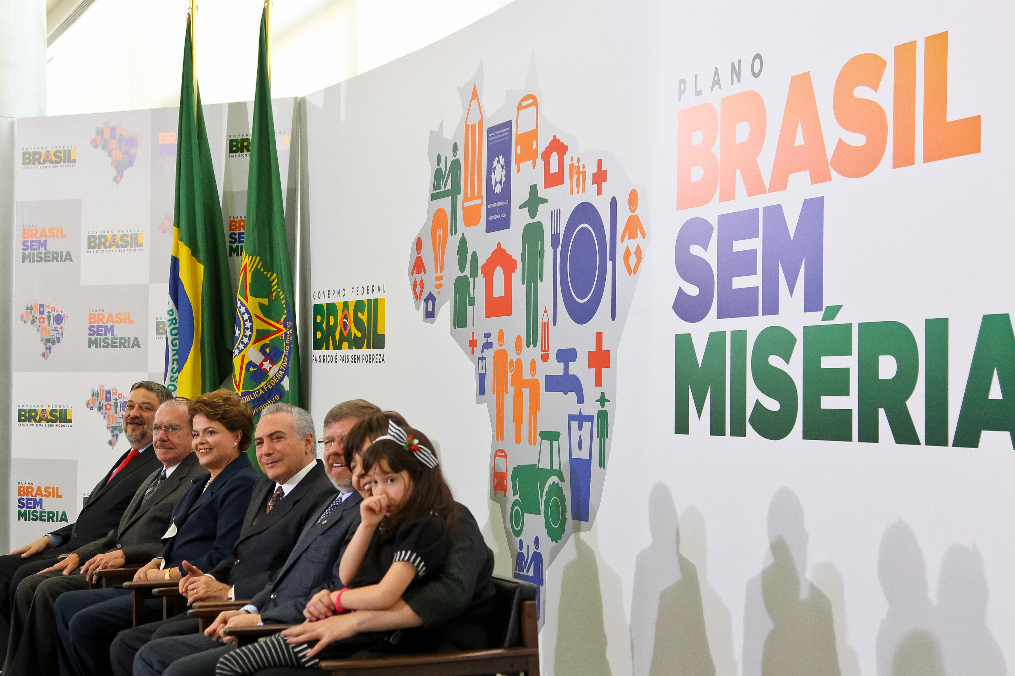 Dilma durante lançamento do Plano Brasil Sem Miséria 2