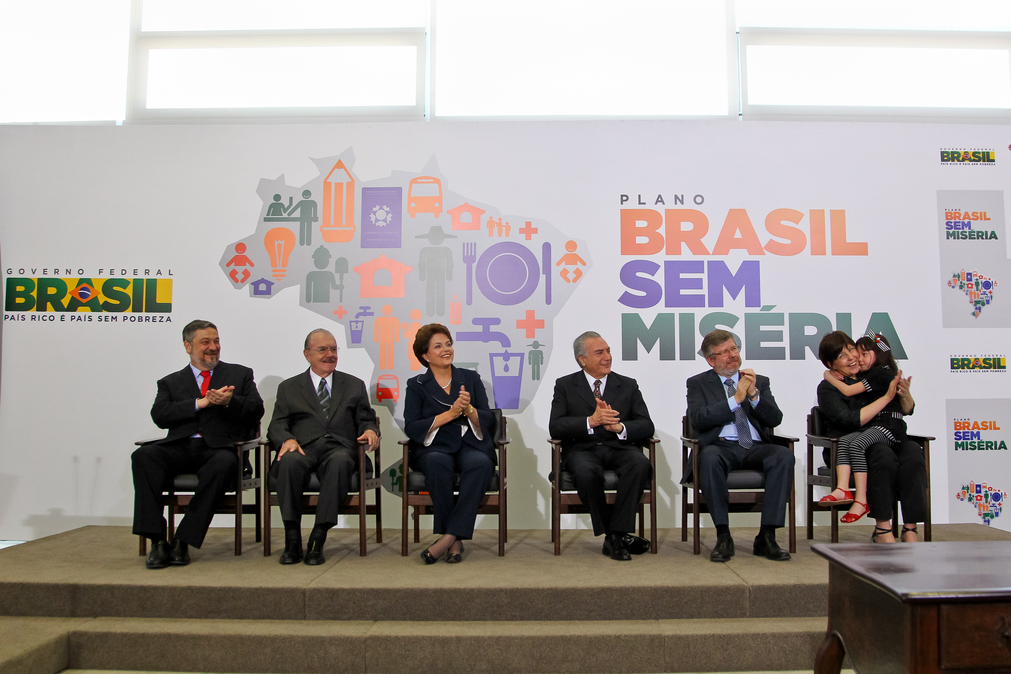 Dilma durante lançamento do Plano Brasil Sem Miséria 1
