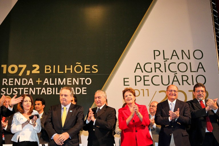 Presidenta durante cerimônia de lançamento