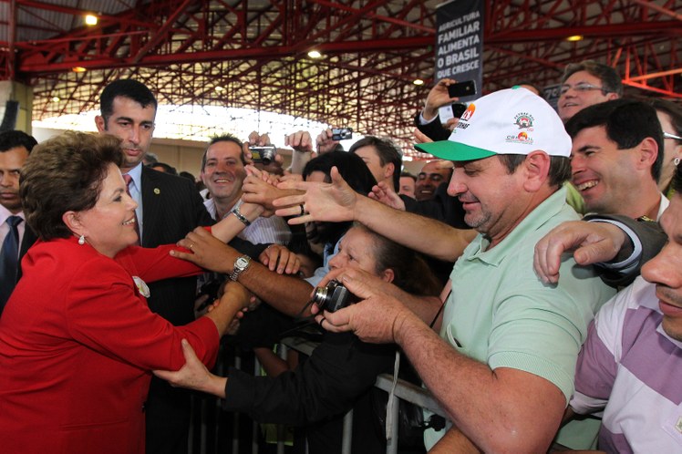 Dilma Rousseff durante lançamento do Plano Safra da Agricultura Familiar 1