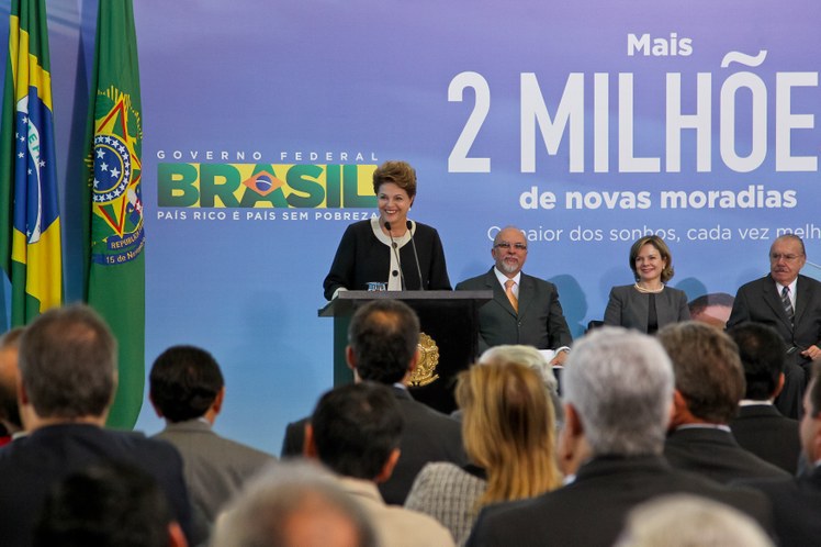 Presidenta discursa em cerimônia de lançamento
