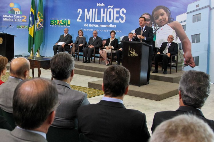 Presidenta durante cerimônia de lançamento
